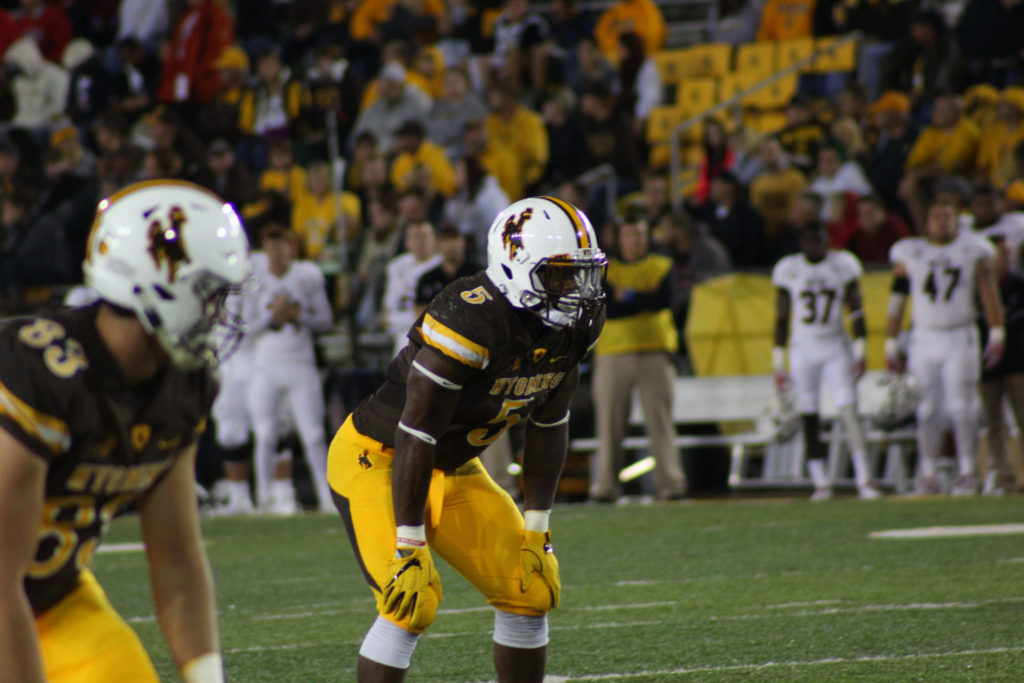 Wyoming running back Brian Hill moved to the top of the Cowboy career rushing list in a Border War win vs Colorado State. 