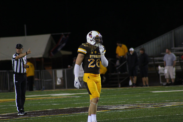 Wyoming safety Andrew Wingard was a tackling machine for Wyoming in 2016. 