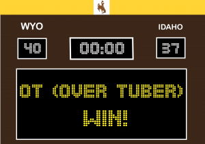 Wyoming Scoreboard: Taste of Victory Edition